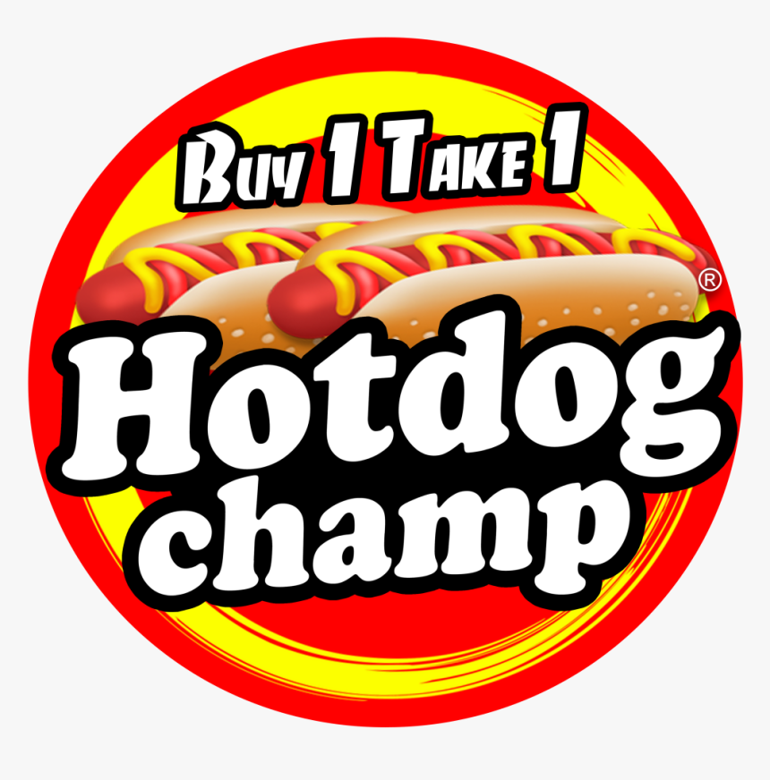 Hotdog Champ Food Cart Franchise - Buy 1 Take 1 Hotdog, HD Png Download, Free Download
