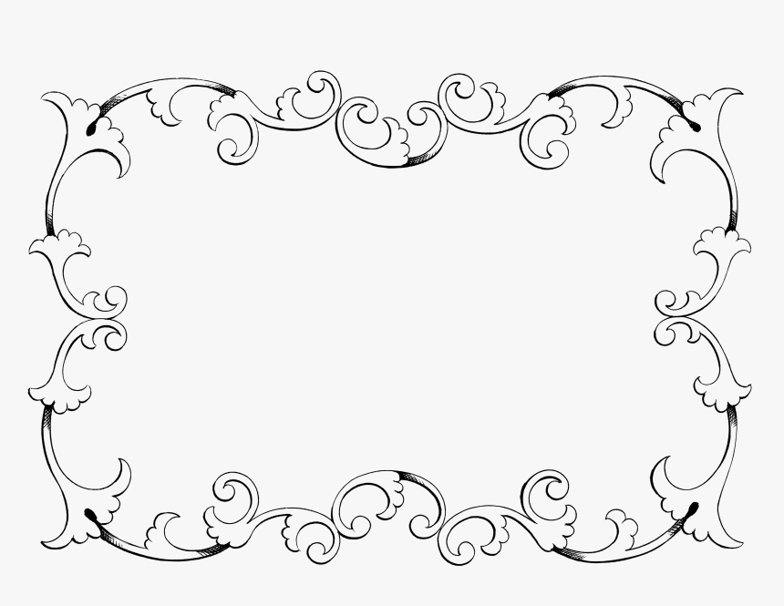 28 Collection Of Clipart Borders Vintage Png - Transparent Transparent Background Border Frame, Png Download, Free Download