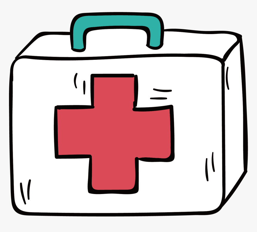 First Aid Kit Png - Cartoon First Aid Box, Transparent Png, Free Download