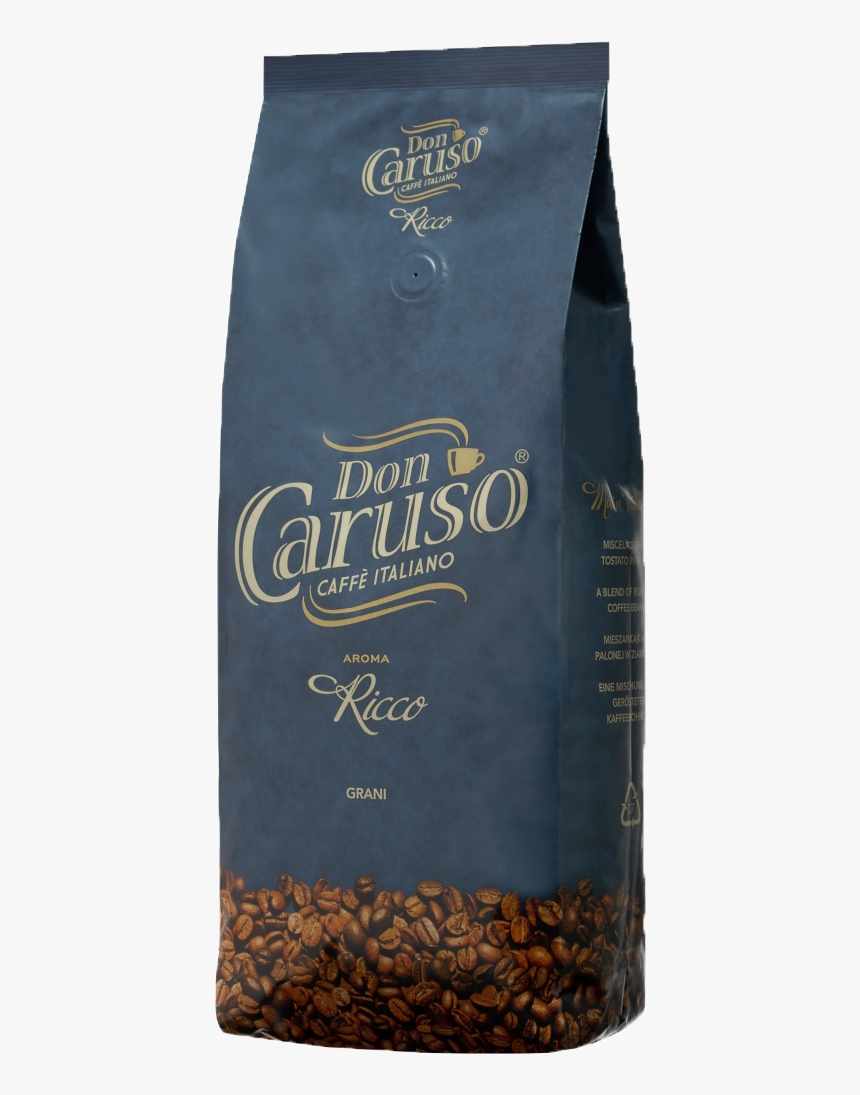 Doncaruso Caffe Ricco Grani - Don Caruso Kawa Png, Transparent Png, Free Download