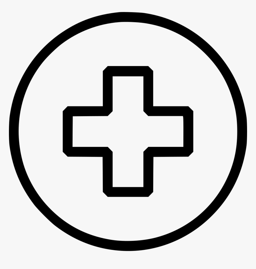 Plus Sign Add First Aid Medical Positive Increase Expand - Medical Plus Logo Png Black, Transparent Png, Free Download