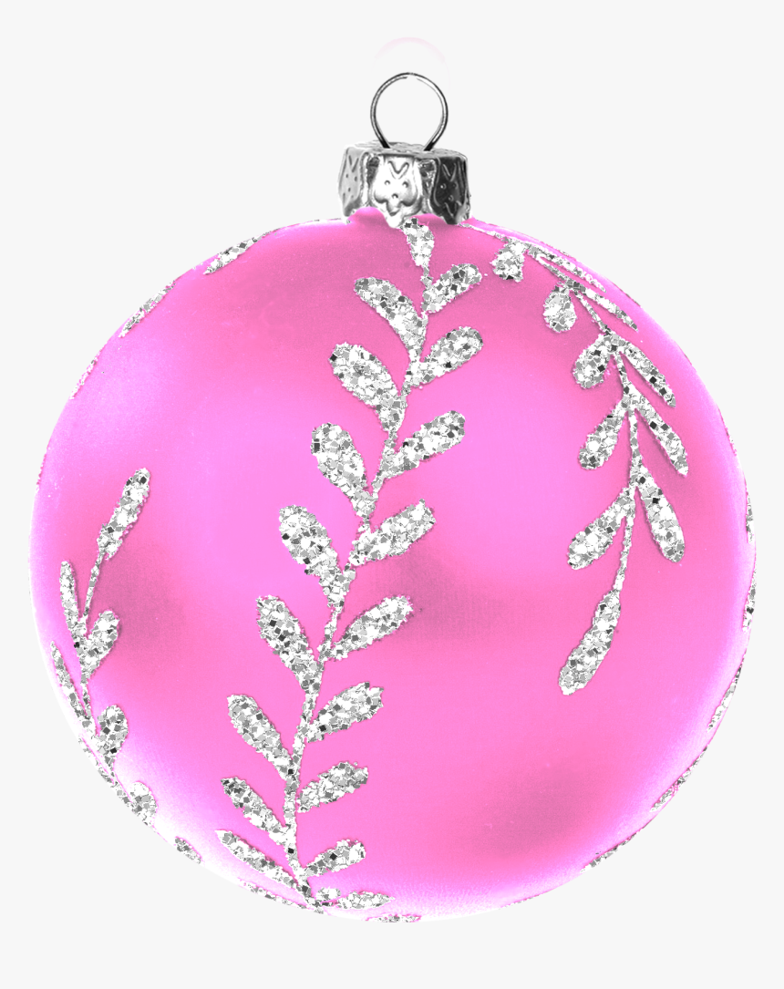 Ch B Navidad En - Transparent Pink Christmas Ornament, HD Png Download, Free Download