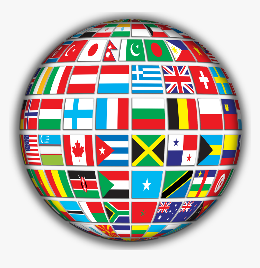 Clipart Countries Of The World - Flags Countries Clipart Png, Transparent Png, Free Download