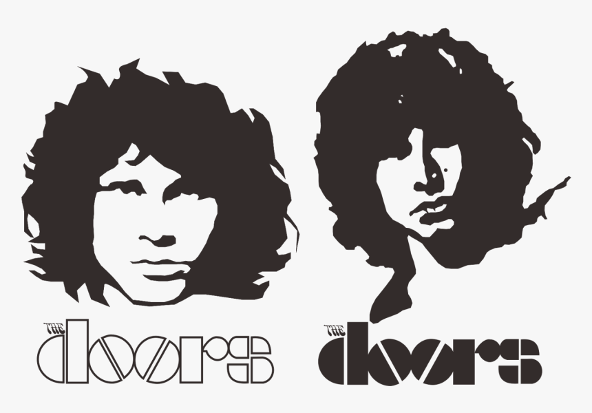 Jim Morrison The Doors Logo, HD Png Download - kindpng