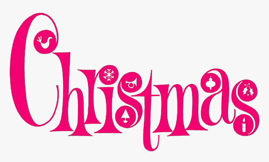 Collection Of Xmas - Christmas Text Clip Art, HD Png Download, Free Download