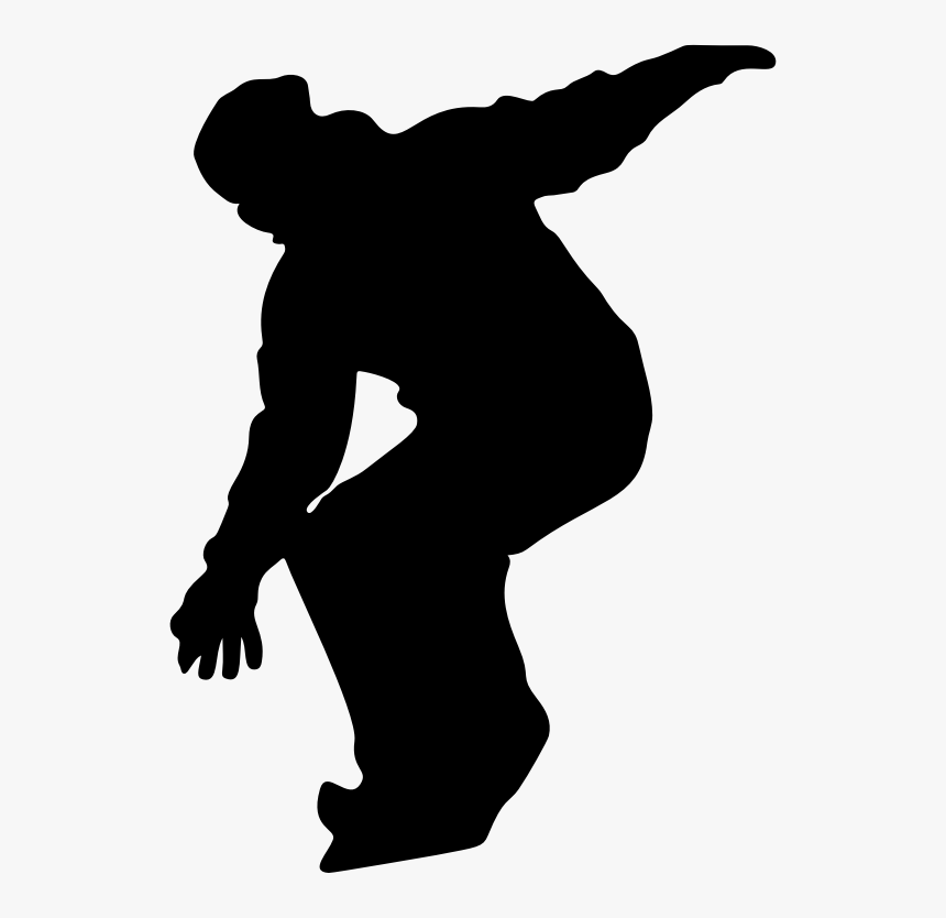 Snowboarding Drawing Silhouette, HD Png Download, Free Download