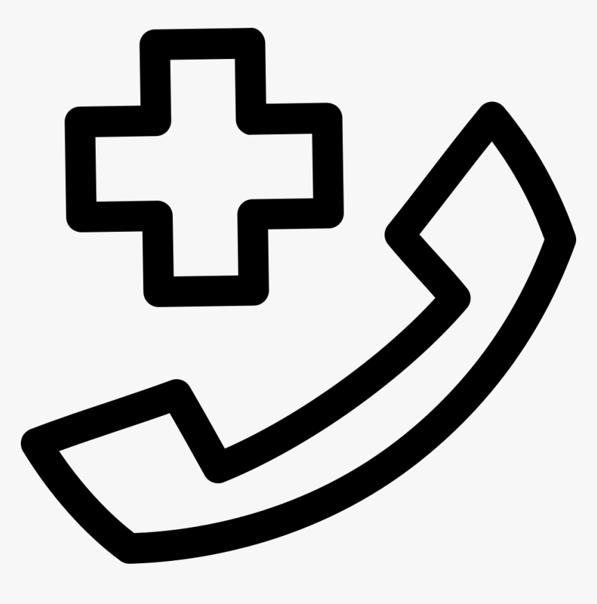 First Aid Sign With Phone - Elexes Medical Consulting, HD Png Download, Free Download