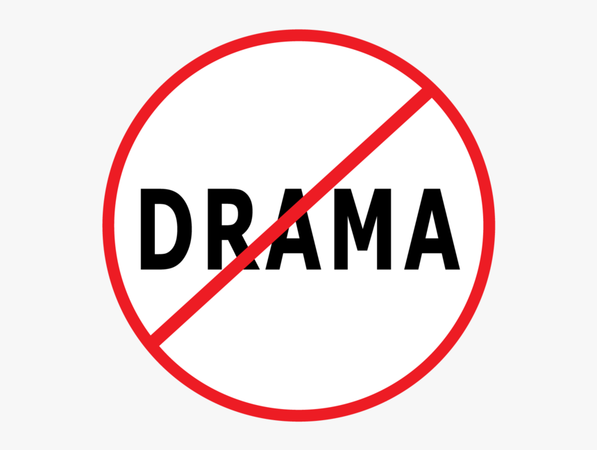 No Drama Button - No Drama, HD Png Download, Free Download