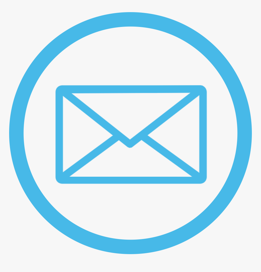 Email Icon Blue - Transparent Background White Email Icon Png, Png Download, Free Download