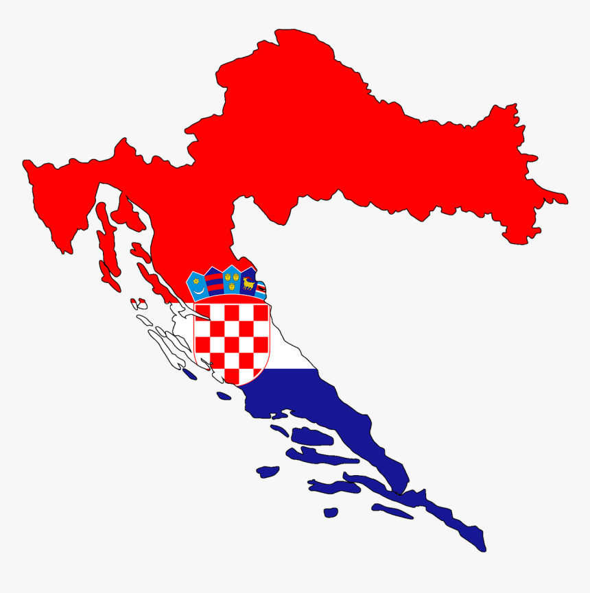 Ethnic Map Of Croatia, HD Png Download, Free Download