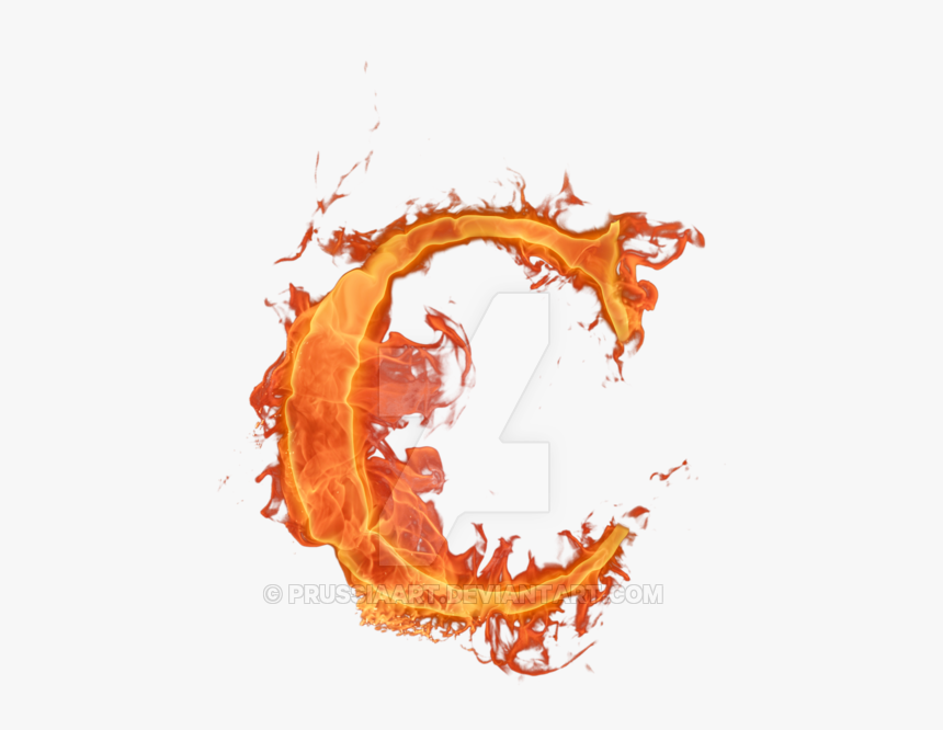 Letter Alphabet Flame Transprent - Fire Font No Background, HD Png Download, Free Download