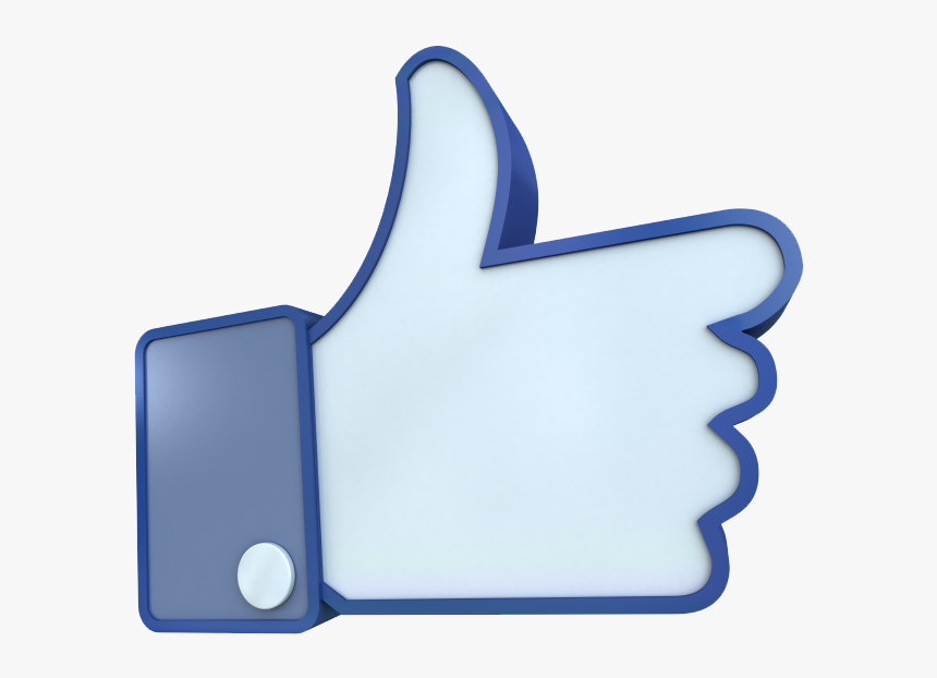 Facebook Like 3d Clipart - Thumbs Up Facebook Gif, HD Png Download, Free Download