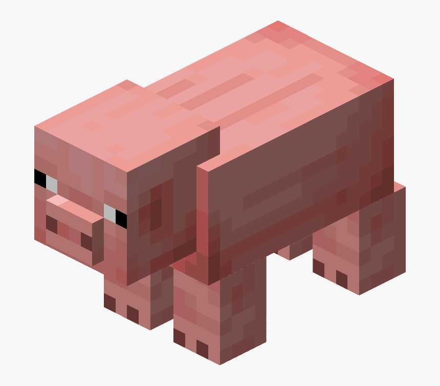 Minecraft Pig Png, Transparent Png, Free Download