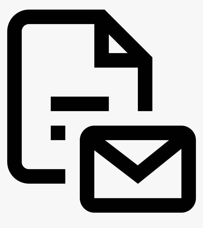Email Vector Icon Png - Icono Enviar Documentos, Transparent Png, Free Download