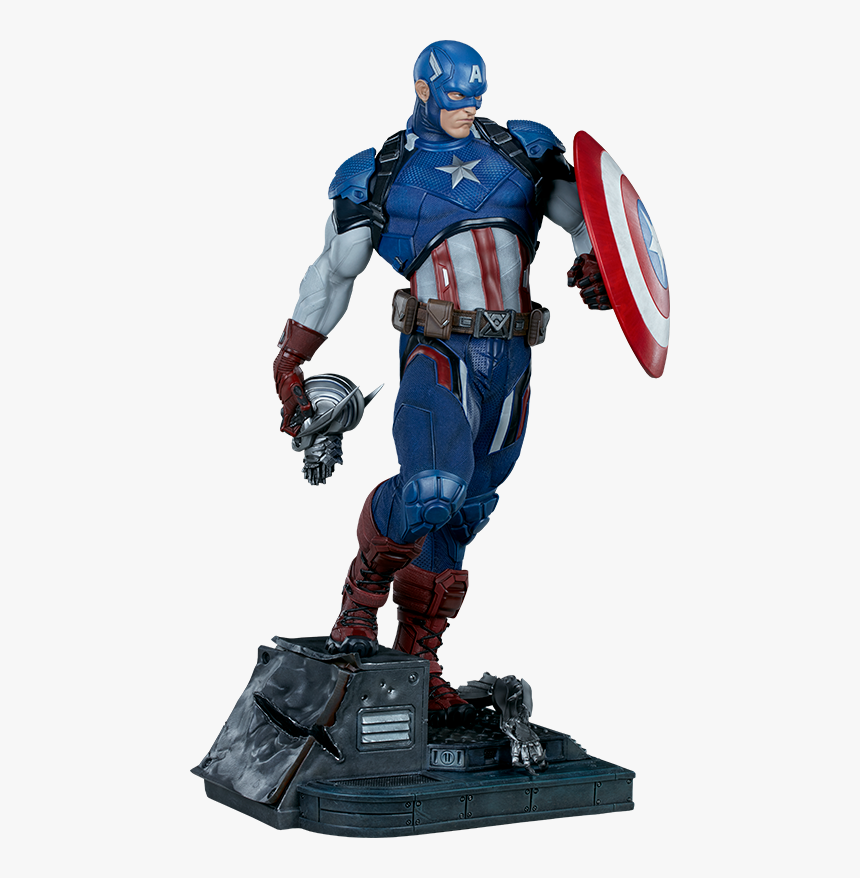 Avengers Captain America Figure, HD Png Download, Free Download
