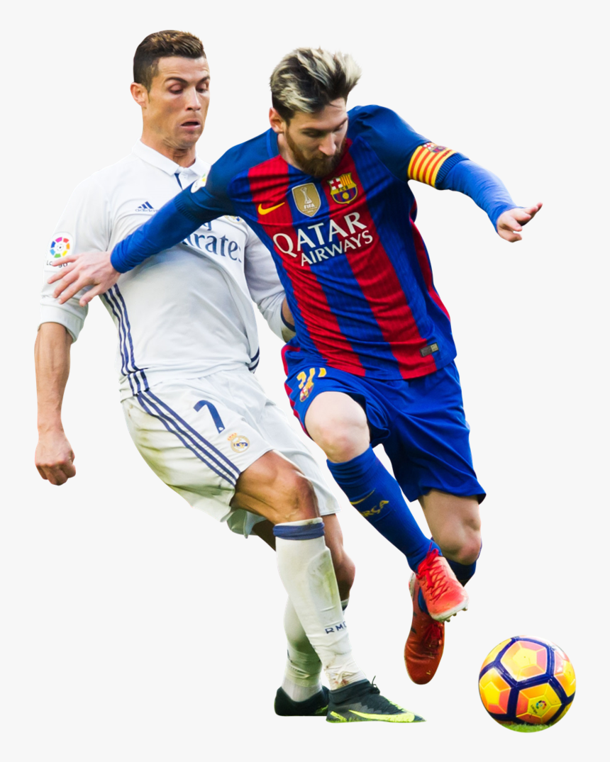 Lionel Messi Vs Cristiano Ronaldo 2017 Png, Transparent Png, Free Download