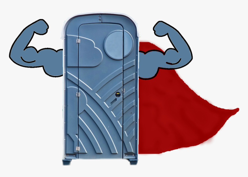 Porta-potty, Porta Potties, Superhero, Sanitation Superhero,, HD Png Download, Free Download