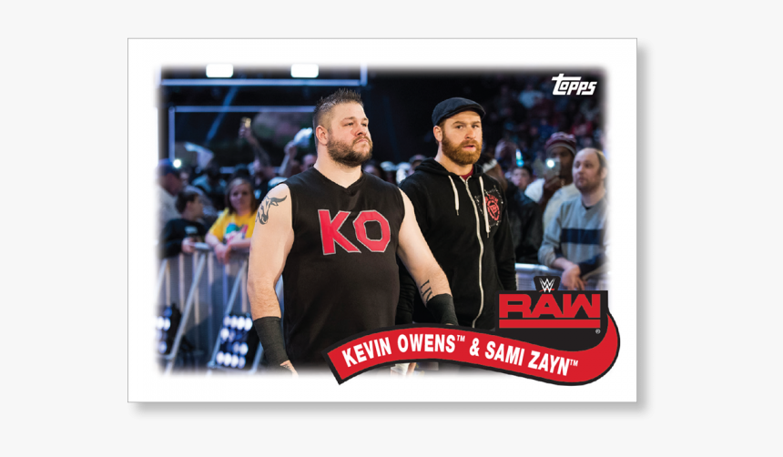 2018 Topps Wwe Heritage Kevin Owens & Sami Zayn Tag, HD Png Download, Free Download