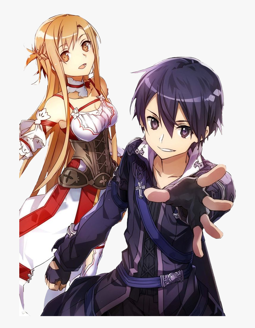 #sao #kirito #asuna #animelover #animefan #otaku #manga, HD Png Download, Free Download