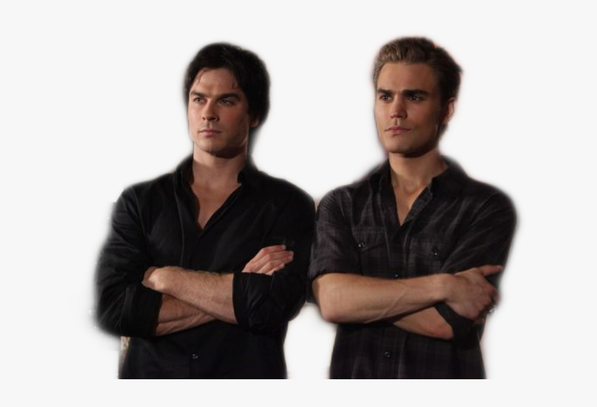 #damonsalvatore #stefansalvatore #damon #stefan #thevampirediaries, HD Png Download, Free Download