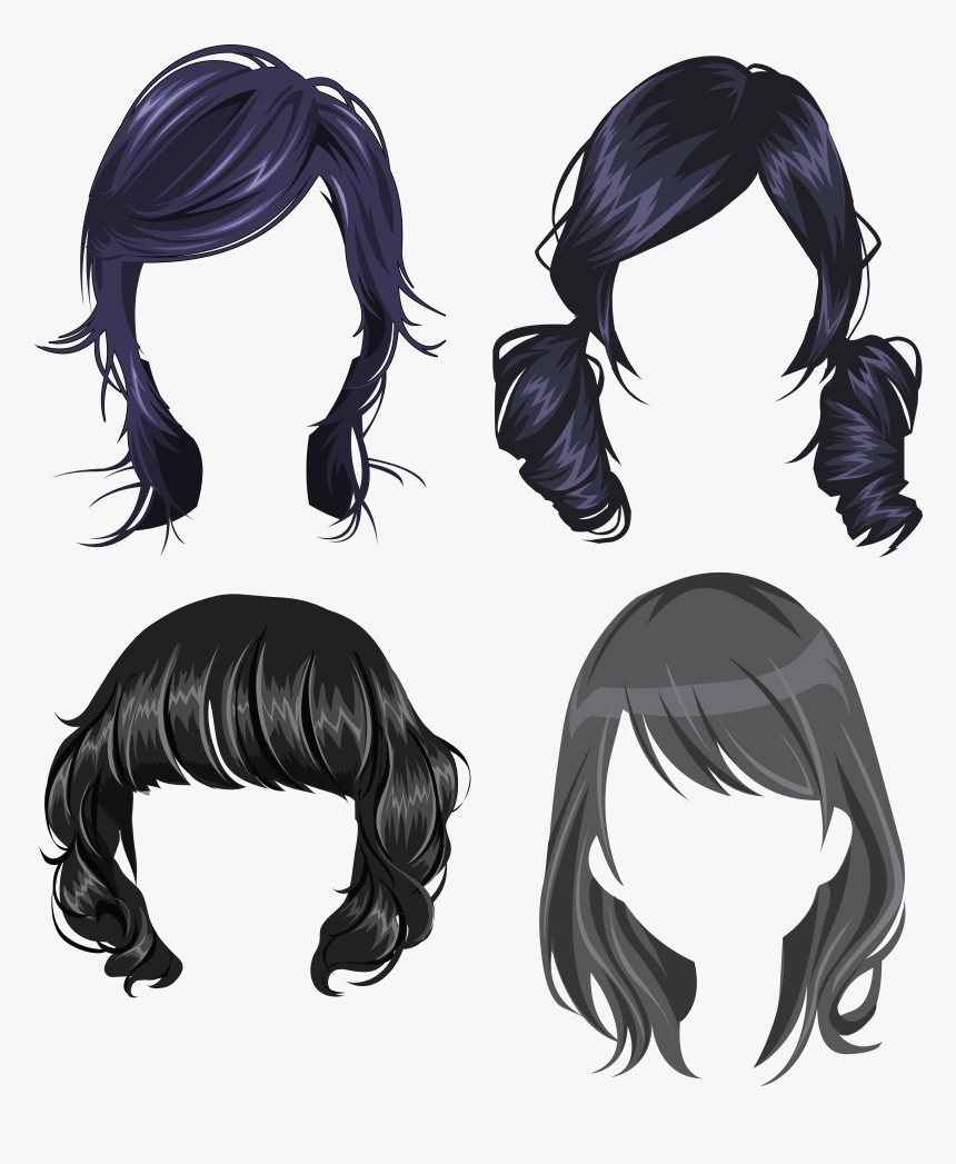 Girl Wig Png, Transparent Png, Free Download