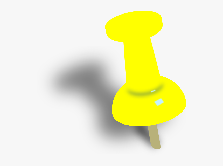 Yellow Push Clip Art, HD Png Download, Free Download
