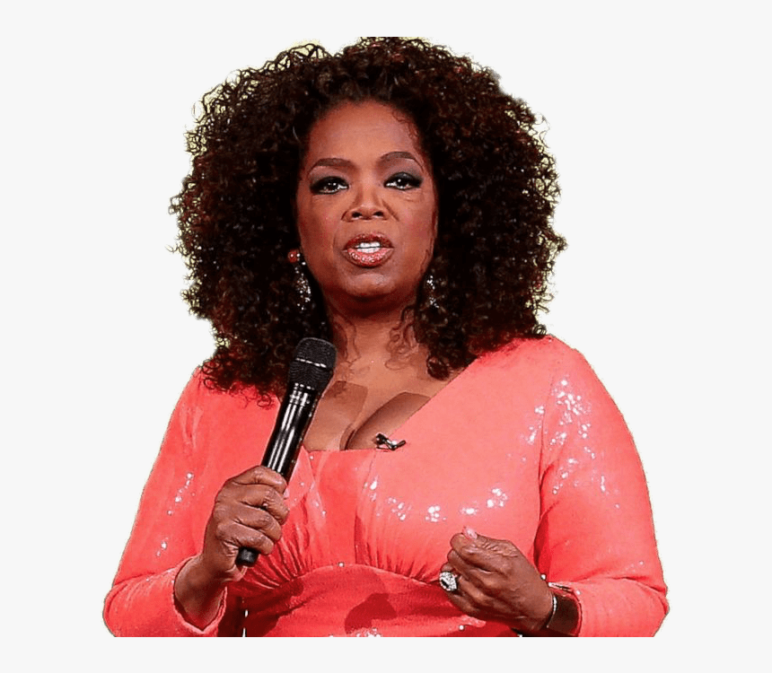 Oprah Winfrey With Microphone, HD Png Download, Free Download