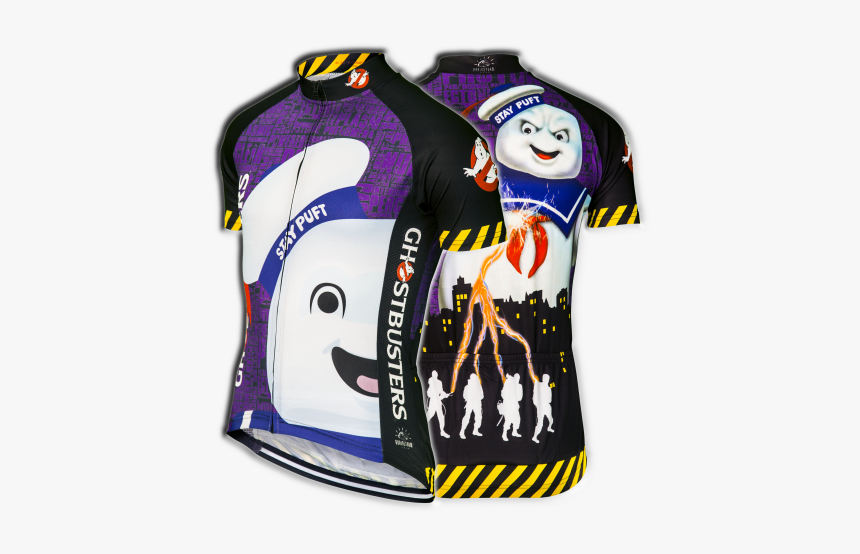 Ghostbusters Stay Puft Cycling Jersey, HD Png Download, Free Download
