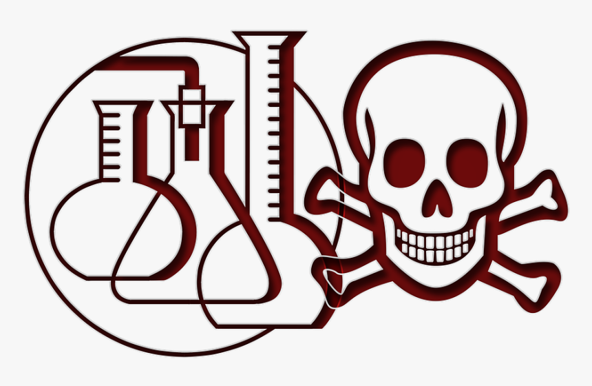 Poison, Garbage, Chemistry, Skull And Crossbones, Risk, HD Png Download, Free Download