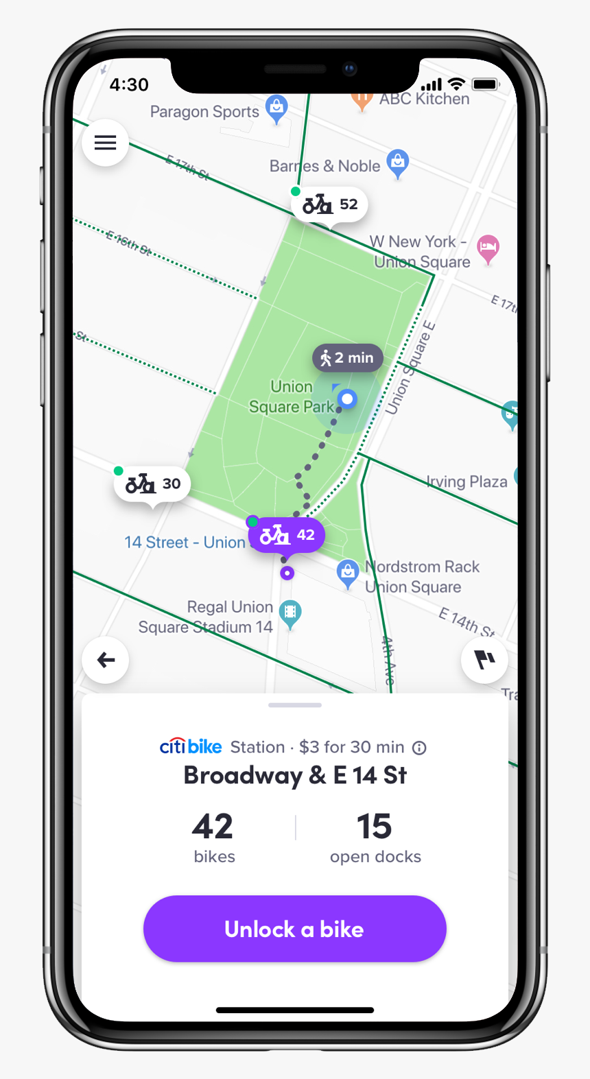 Lyft App Bike Lanes, HD Png Download, Free Download