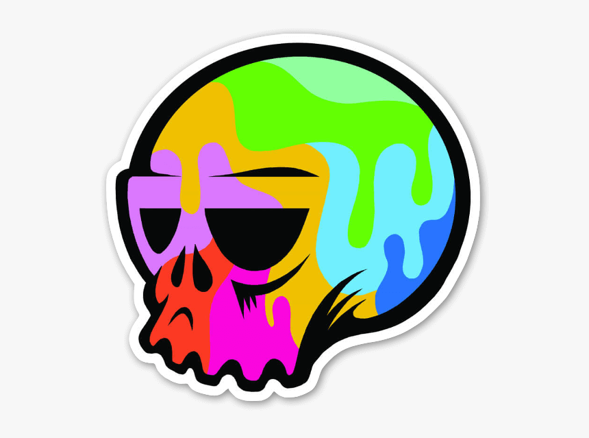 Pop Art Totenkopf Sticker, HD Png Download, Free Download