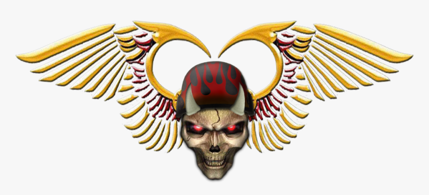 Wing Clipart Skull, HD Png Download, Free Download