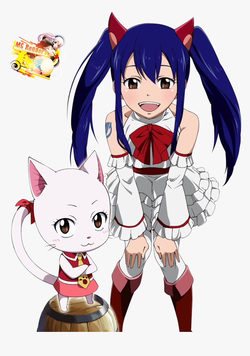 Wendy Marvell & Charle Render Pegatinas, Anime, Coches, HD Png Download, Free Download