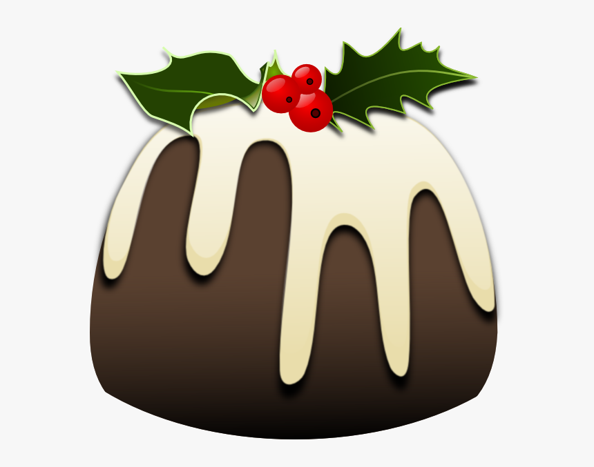 Christmas Cake Clipart - Christmas Pudding Clip Art, HD Png Download, Free Download