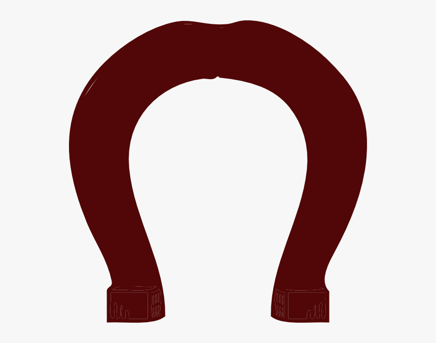 Horse Shoe Horseshoe Clip Art At Vector Clip Art Png - Maroon Horse Shoe Logo Clipart, Transparent Png, Free Download