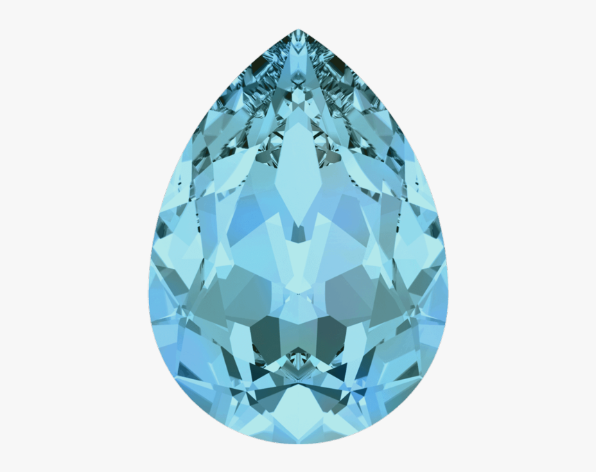 Swarovski 4320 Pear Rhinestones Aquamarine 8x6mm - Swarovski 4320 Crystal, HD Png Download, Free Download