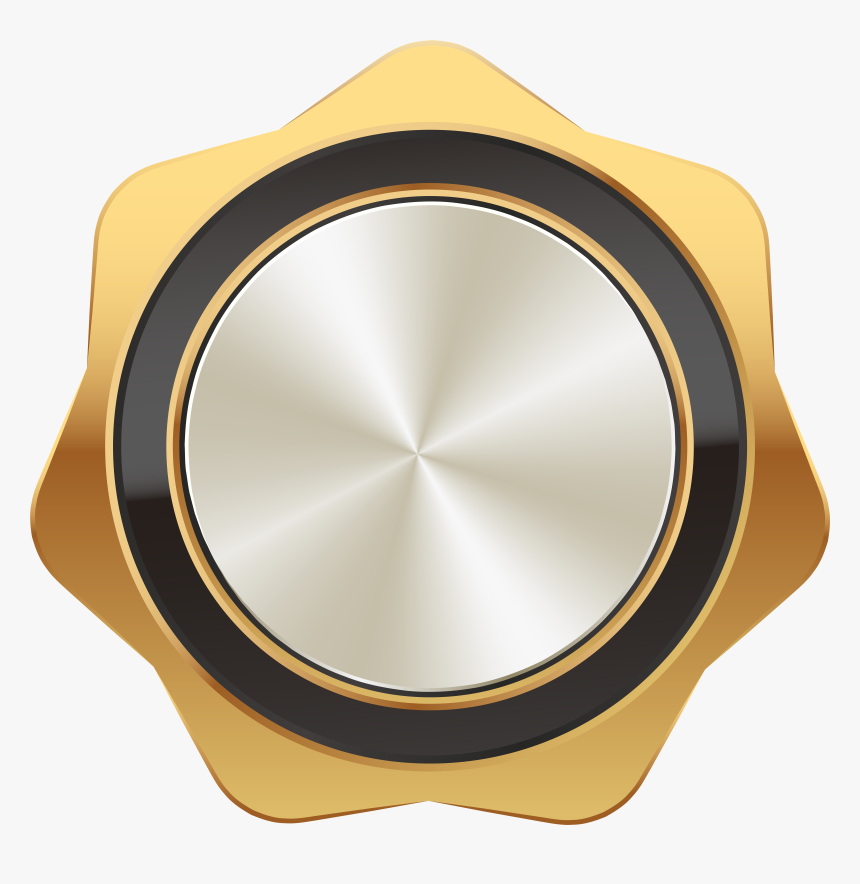 Badge Gold Black Png Clip Art Image Transparent Png, Png Download, Free Download