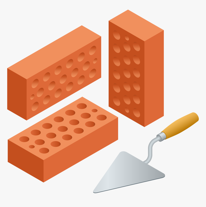 Trowel And Bricks Png Clip Art, Transparent Png, Free Download