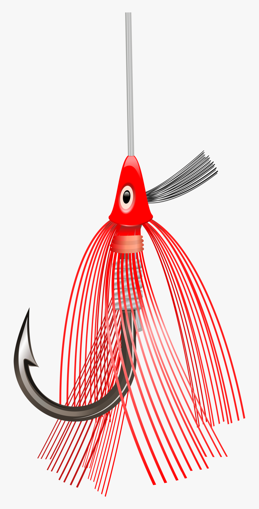 Fish Hook Bait Illustration, HD Png Download, Free Download