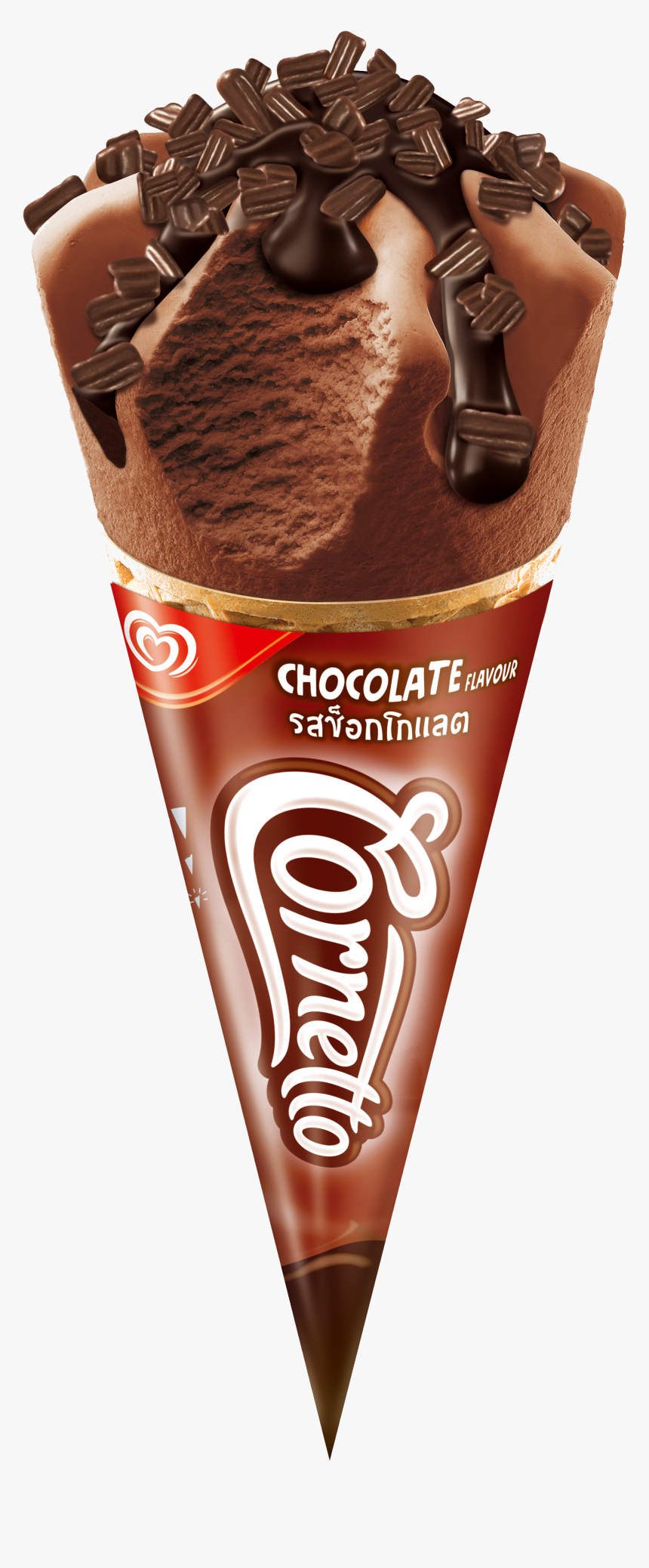 8851932375818-cornetto Classic Choc - Walls Cornetto, HD Png Download, Free Download