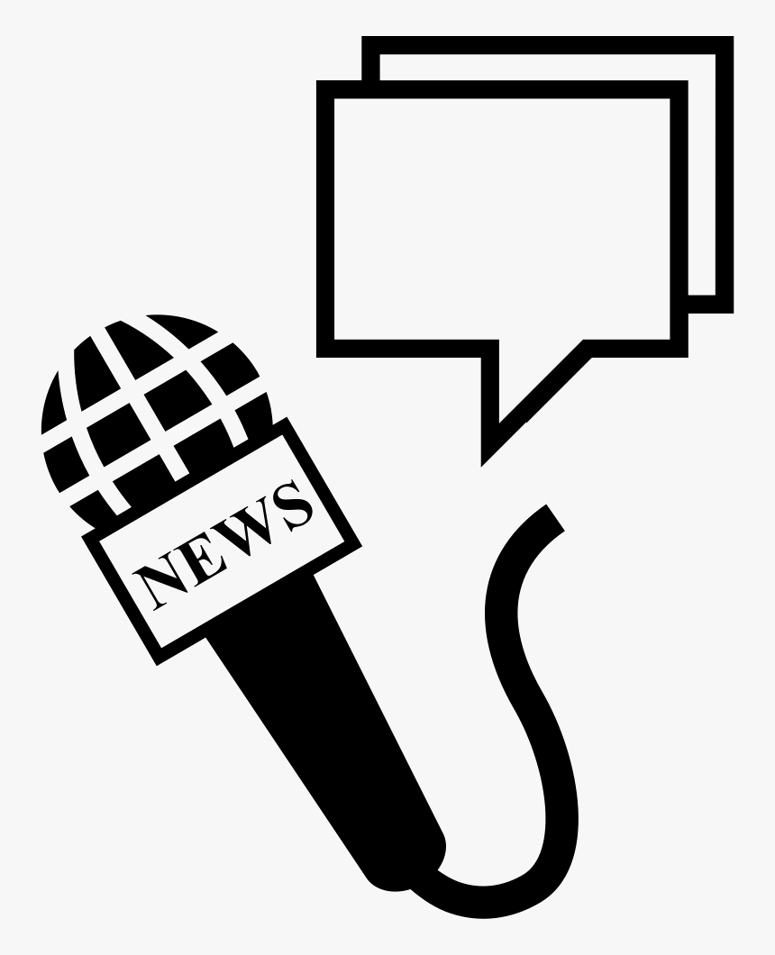 And Speech Bubbles Svg - News Icon, HD Png Download, Free Download
