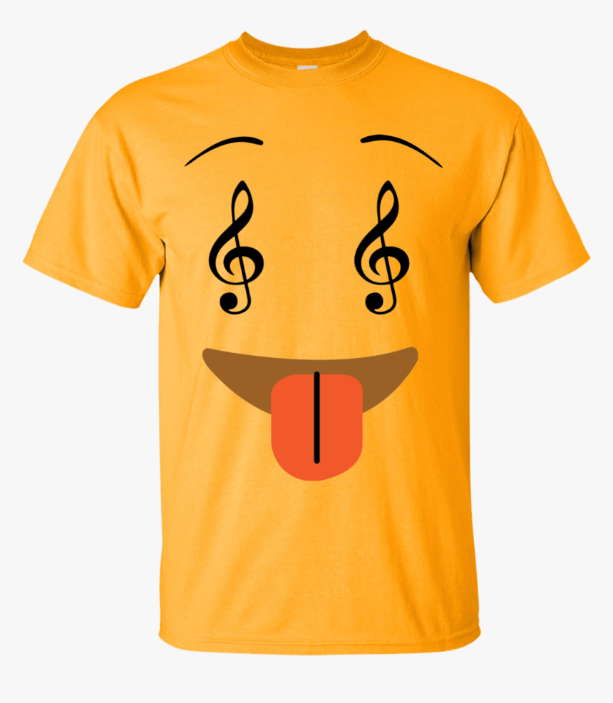 Smile Face Music Notes Emoji Ultra Cotton T-shirt"
 - Cute Monster Cartoon T Shirt, HD Png Download, Free Download