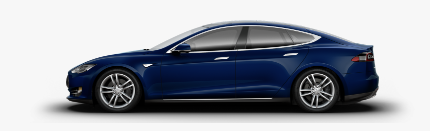 Tesla Transparent Coupe - Black Blue Color Car, HD Png Download, Free Download