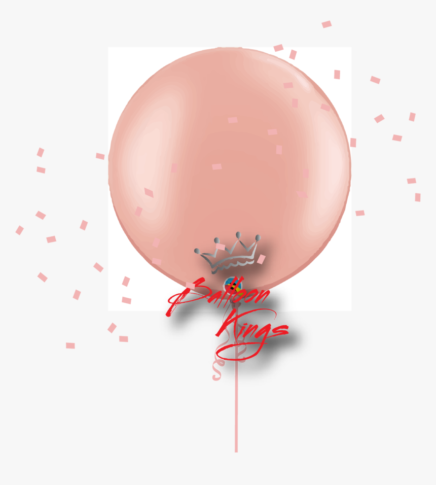 36in Pearl Rose Gold - Rose Gold Balloons Transparent Png, Png Download, Free Download