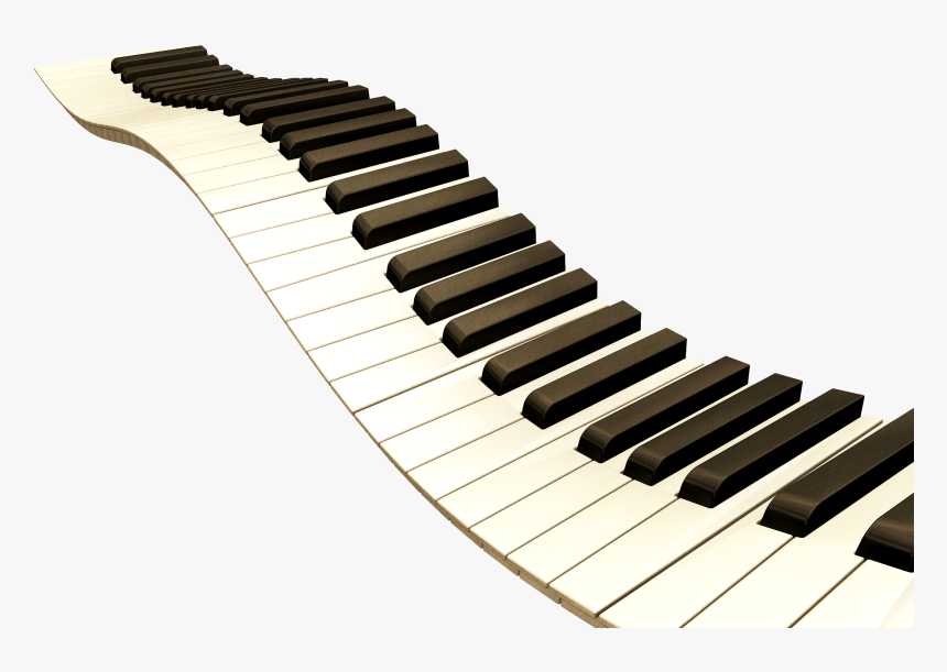 Clip Art Piano Musical Clip Art - Wavy Piano Keys Clipart, HD Png Download, Free Download