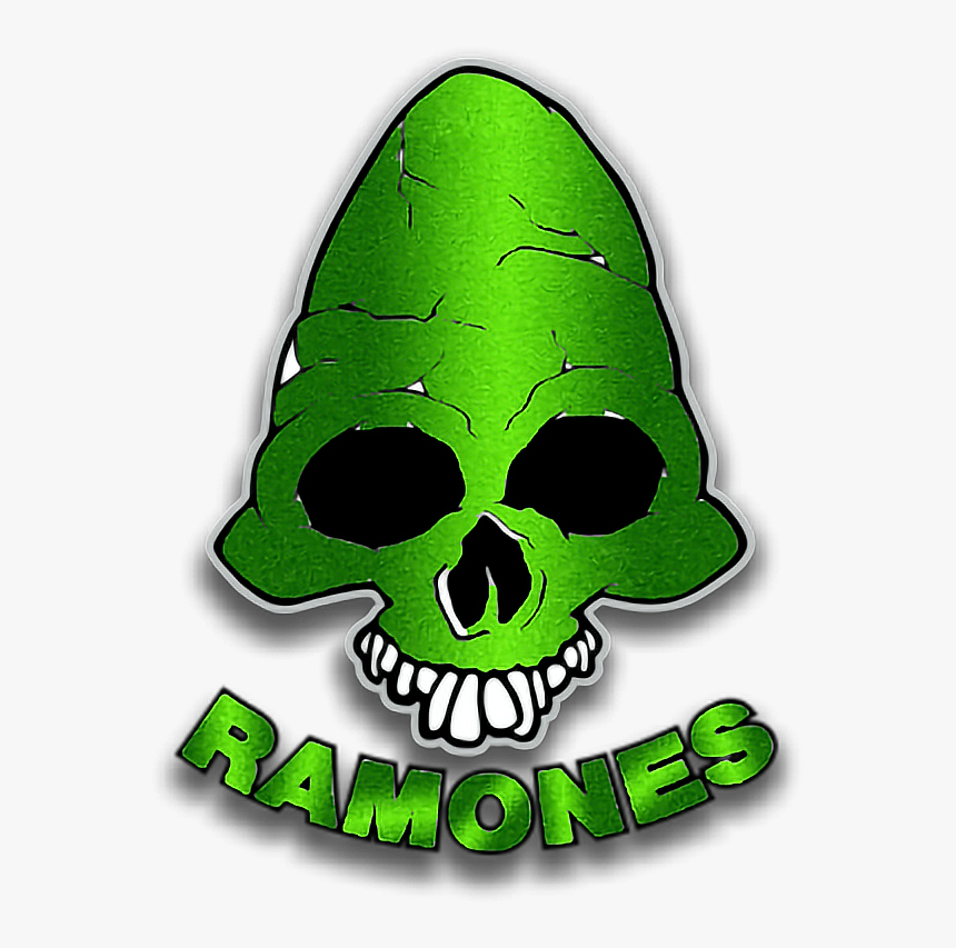 #skull #ramones #punkrock #rock #80s #rockandroll #rock - Ramones Logo Hd, HD Png Download, Free Download