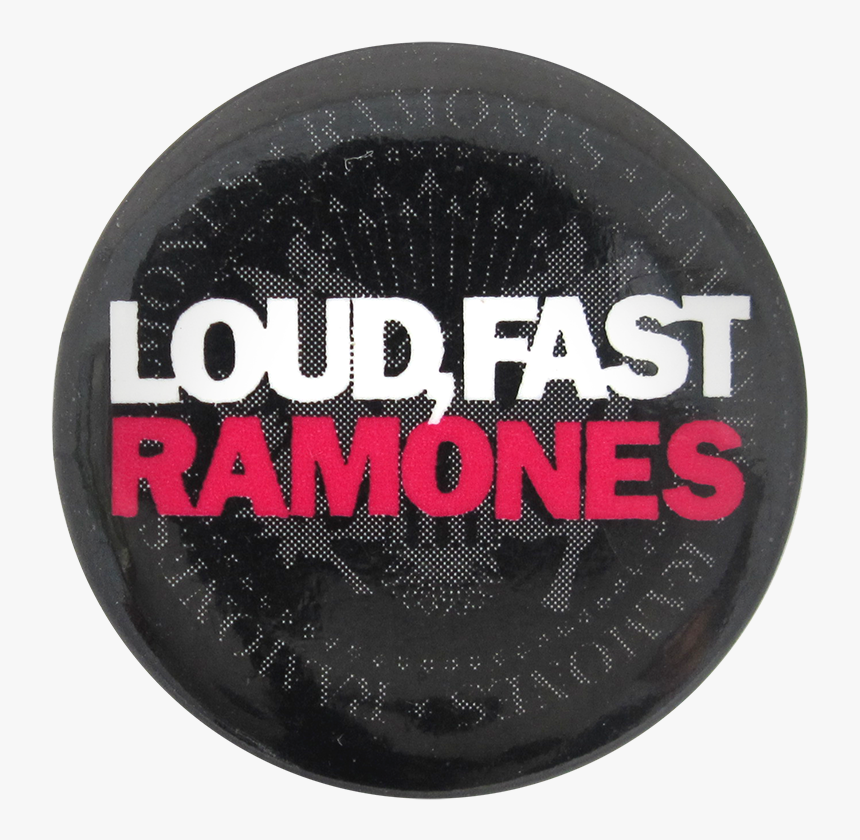 Loud Fast Ramones Music Button Museum - Circle, HD Png Download, Free Download