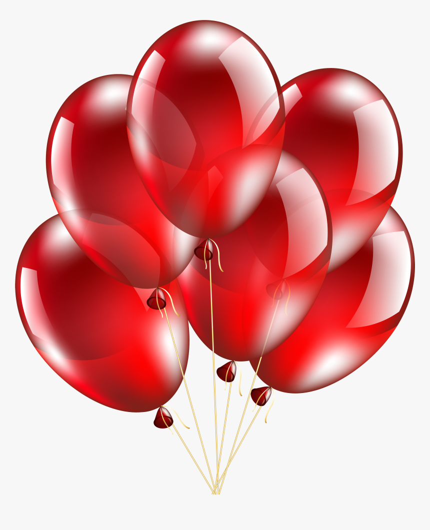 Red Balloons Clip Art, HD Png Download, Free Download