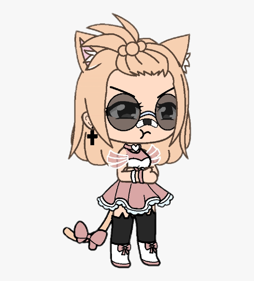 Transparent Angry Girl Png - Gacha Life Cute Characters, Png Download, Free Download