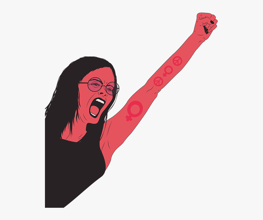 Angry Woman - Feminismo Png, Transparent Png, Free Download